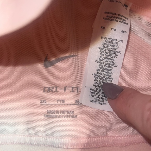 Nike Training Dri-FIT Indy V-neck padded bra - Brand New With Tags - Picture 8 of 8